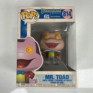 Funko Pop! Disney Mr Toad #814 Disneyland 65th Vinyl Figure Collectible